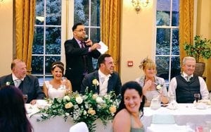 The wedding breakfast